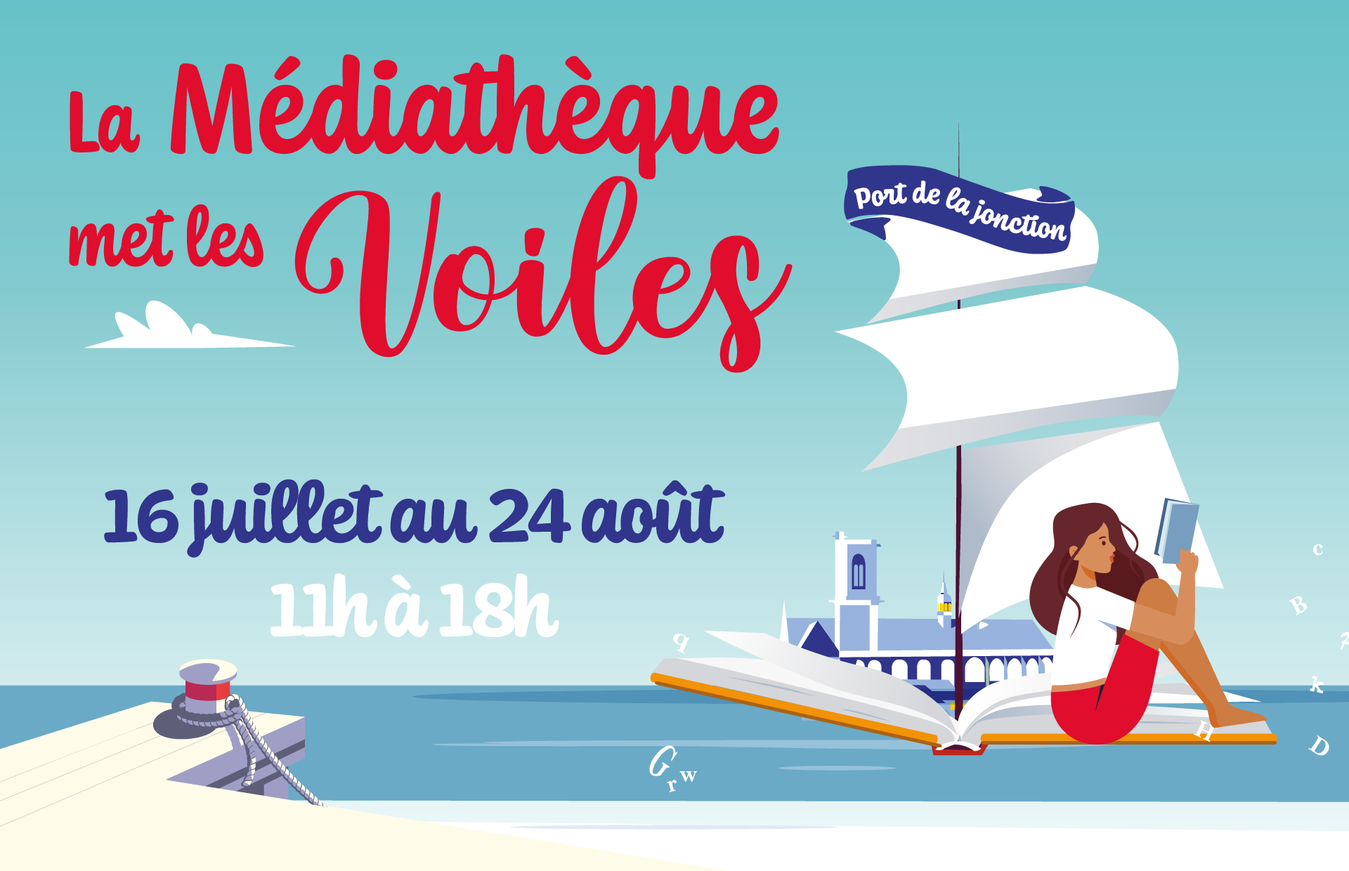 © Ville de Nevers La Médiathèque met les voiles