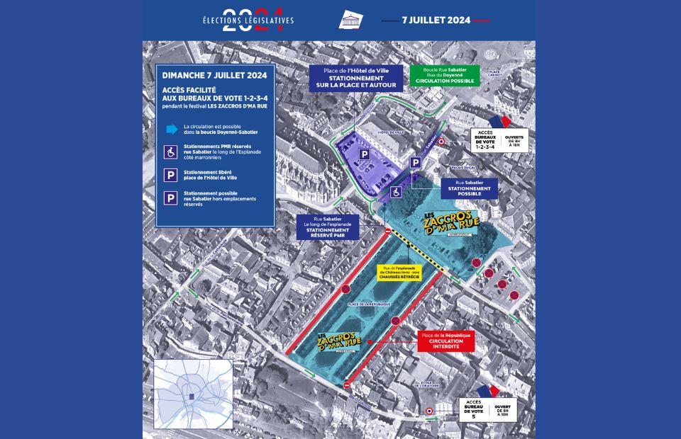© Ville de Nevers carte du stationnement