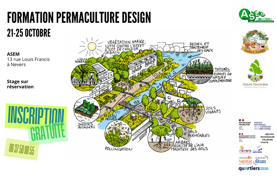 © Ville de Nevers Réservez vite votre place pour la formation gratuite en permaculture !