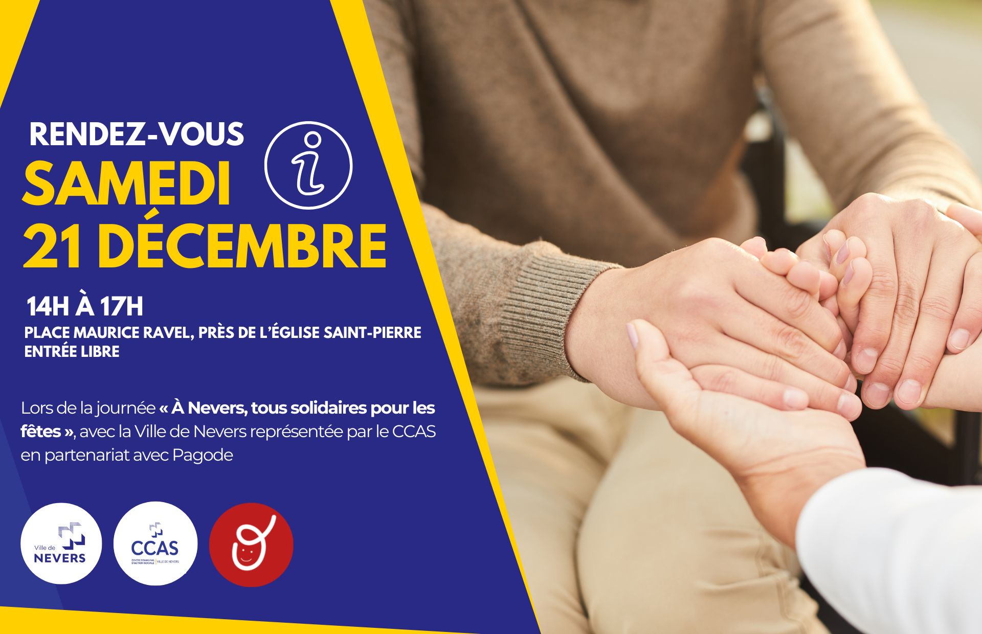 © Ville de Nevers Samedi 21 décembre : Venez échanger avec le CCAS de Nevers !