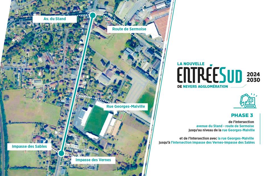 © Ville de Nevers Réunion publique : lundi 31 mars, découvrez la suite du projet "Entrée Sud"