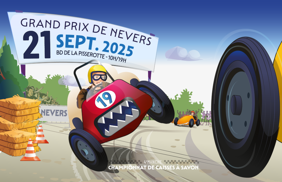 © Ville de Nevers Caisses à Savon : Inscriptions Grand Prix de Nevers