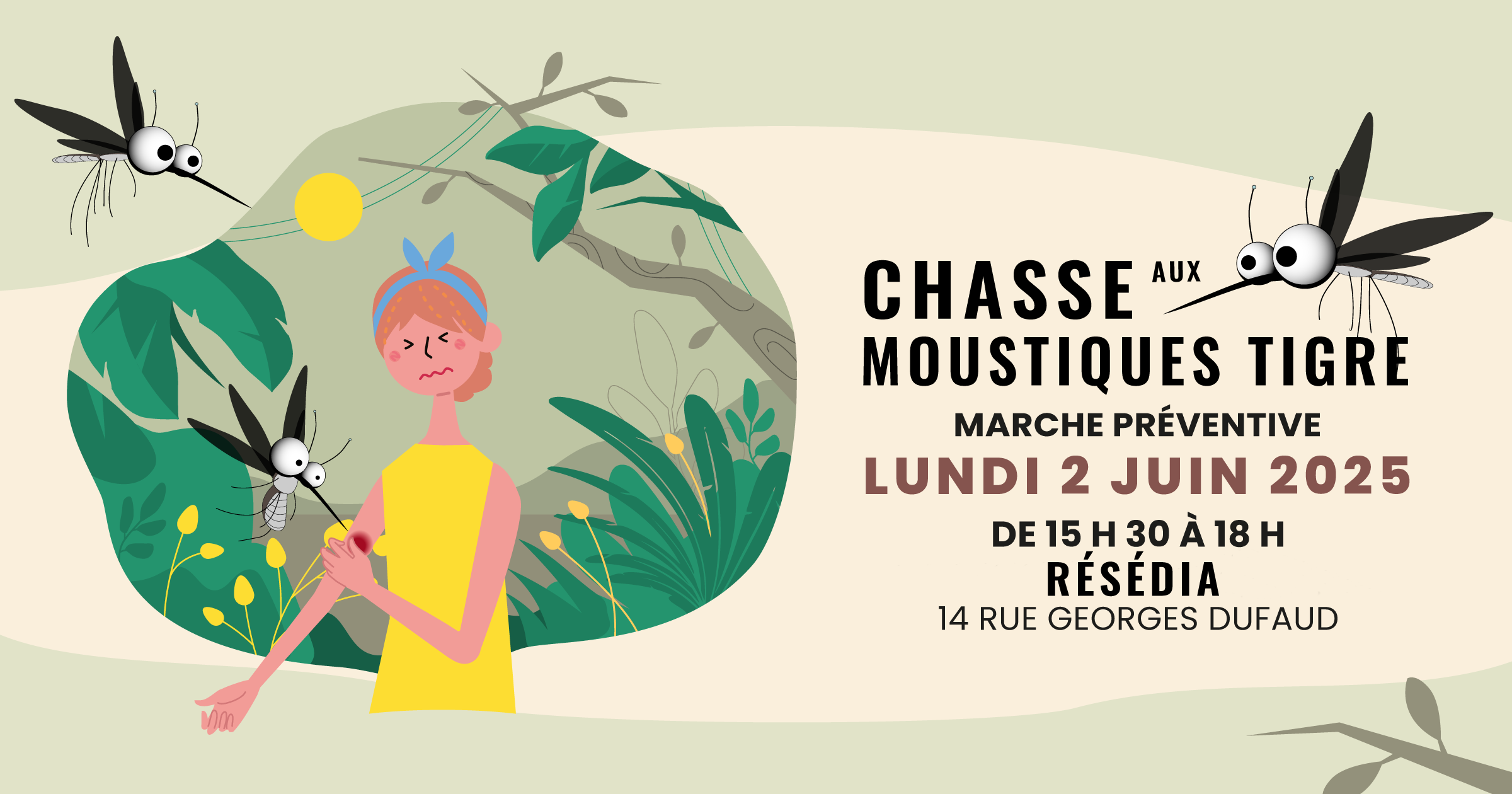 © Ville de Nevers Sensibilisation et lutte contre le moustique tigre