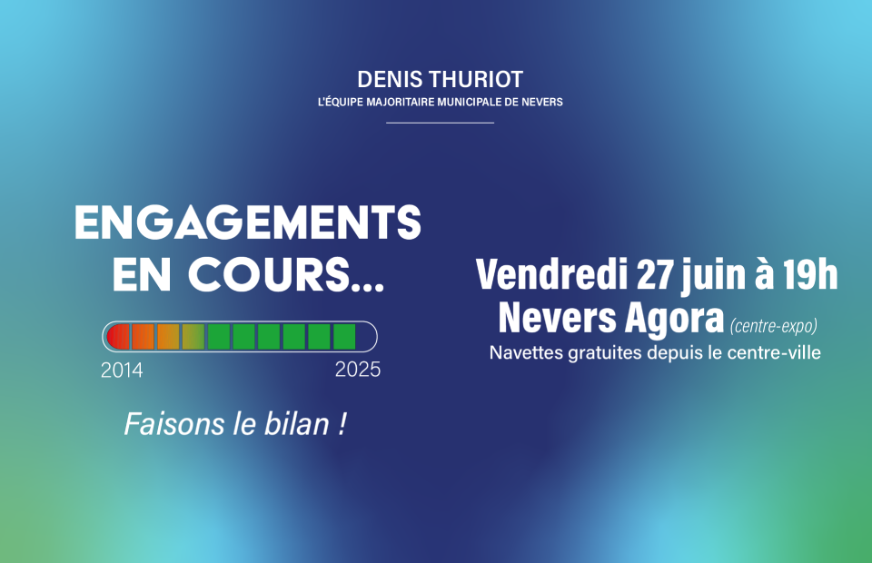 © Ville de Nevers 27 juin : une soirée à NEVERS AGORA pour 11 ans d'actions !