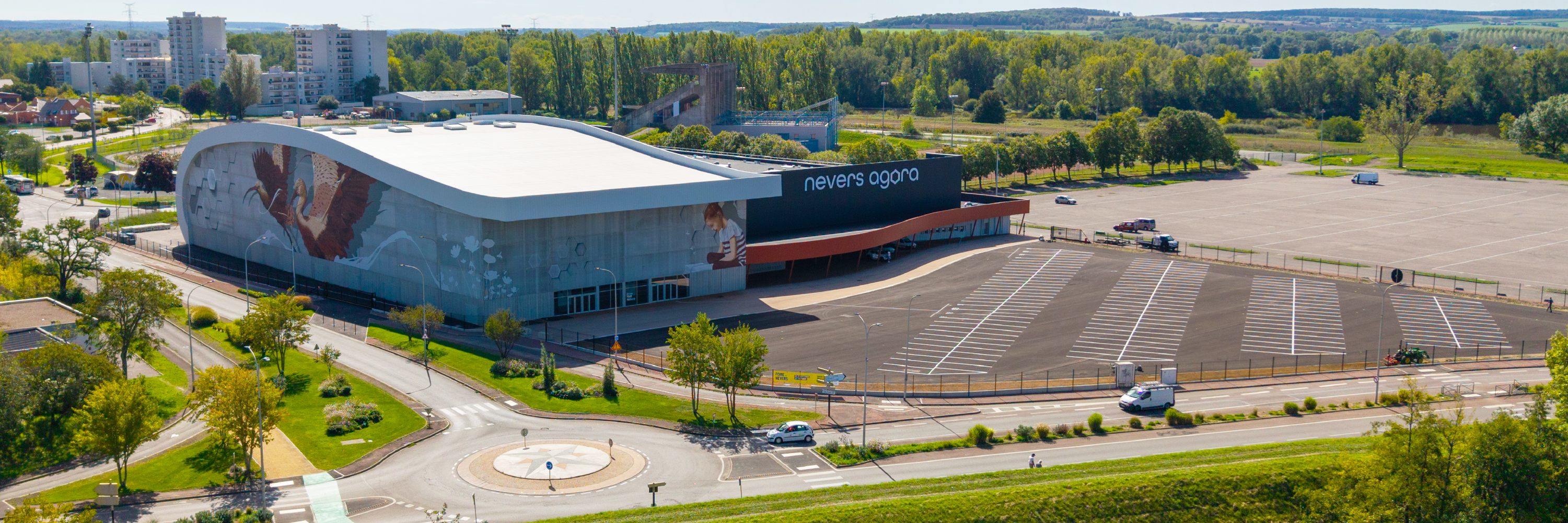Après 21 mois de travaux, Nevers Agora vit et reçoit son premier évenement, la foire expo