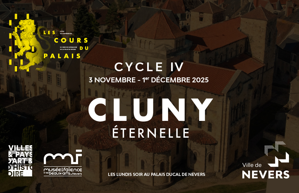©Ville de Nevers 5 conférences consacrées à Cluny, dans les Cours du Palais, à partir du 3 novembre.