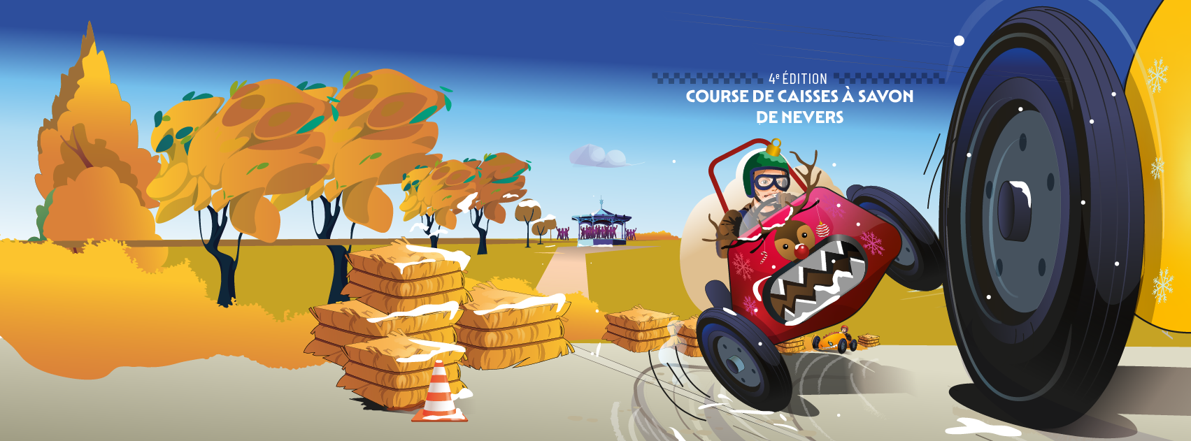4e édition de la course de caisses à savon, dimanche 7 décembre, au parc Roger-Salengro