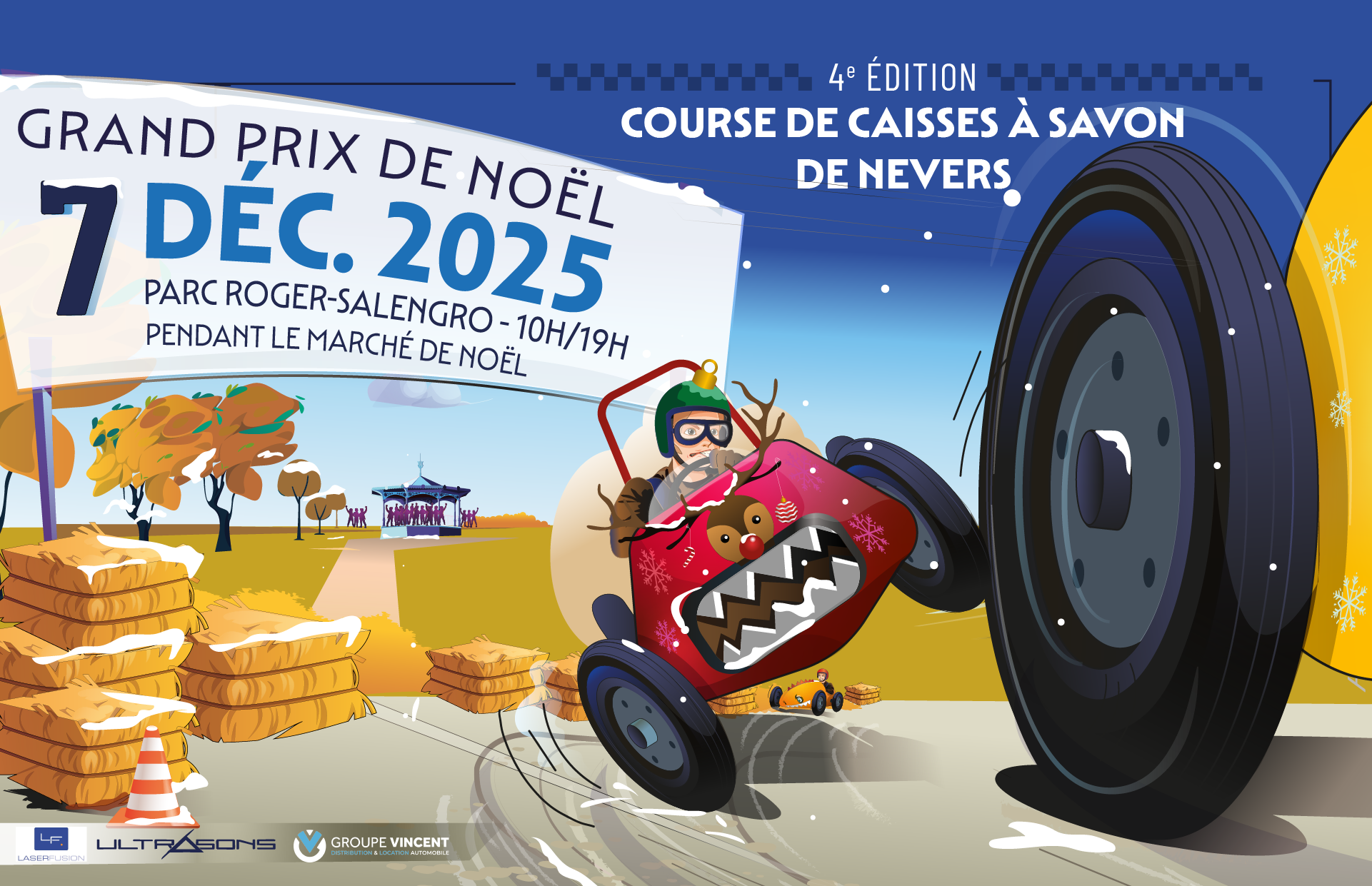 la 4e édition de la course de caisses à savon, dimanche 7 décembre