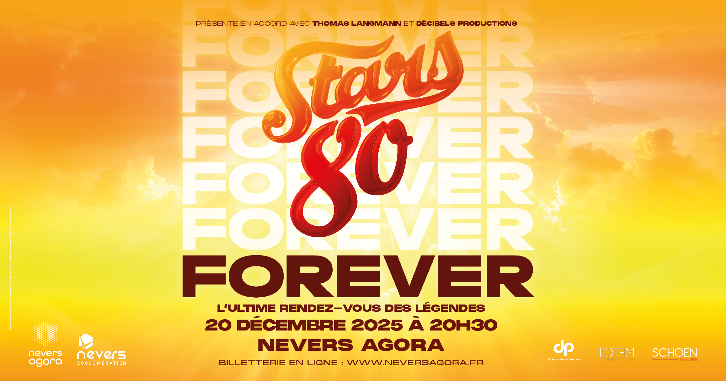 Stars 80 : forever. Venez assister à une soirée de folie !
