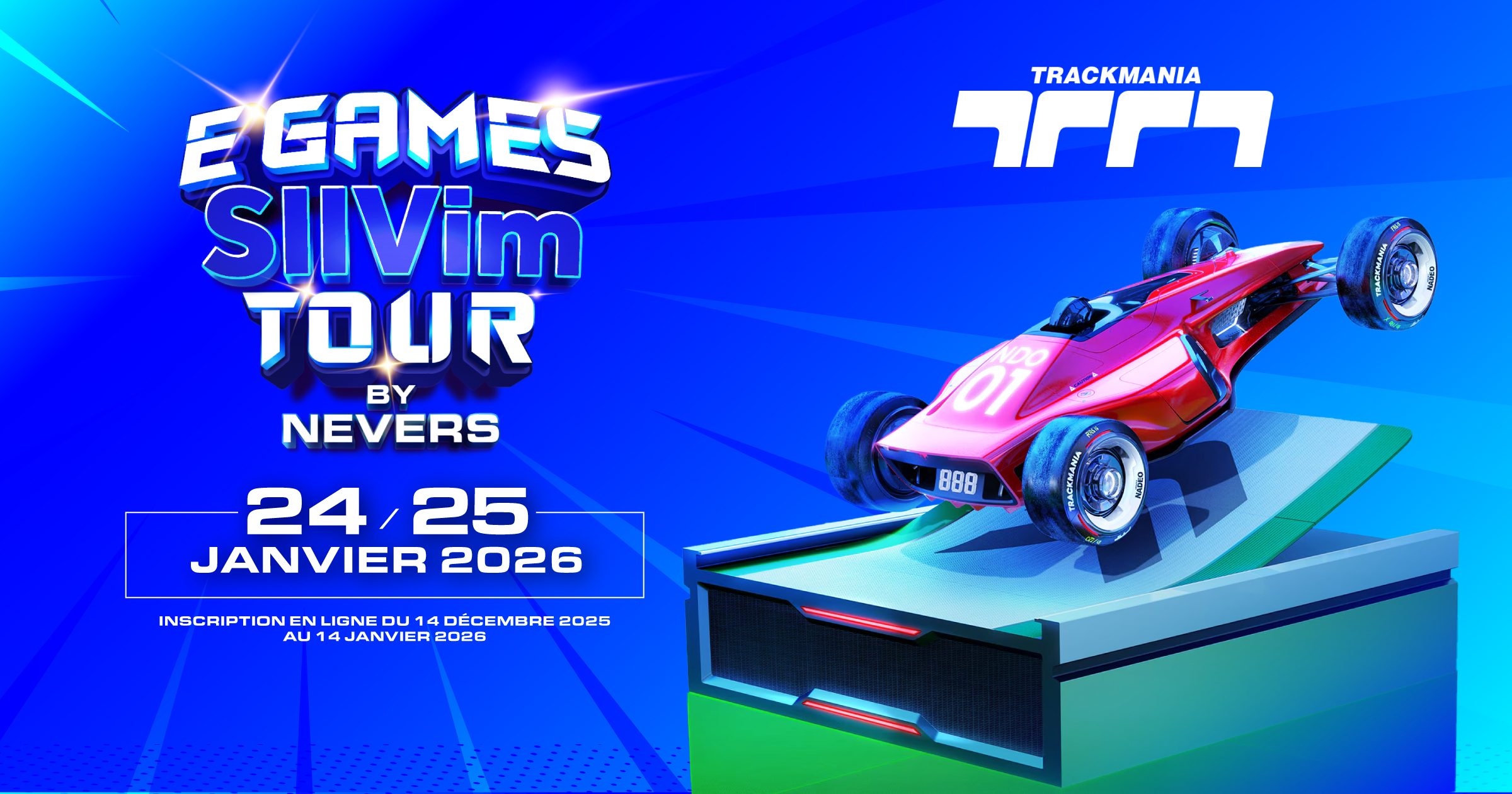 E-games SIIViM Tour by Nevers, les inscriptions sont ouvertes jusqu'au 14 janvier. 