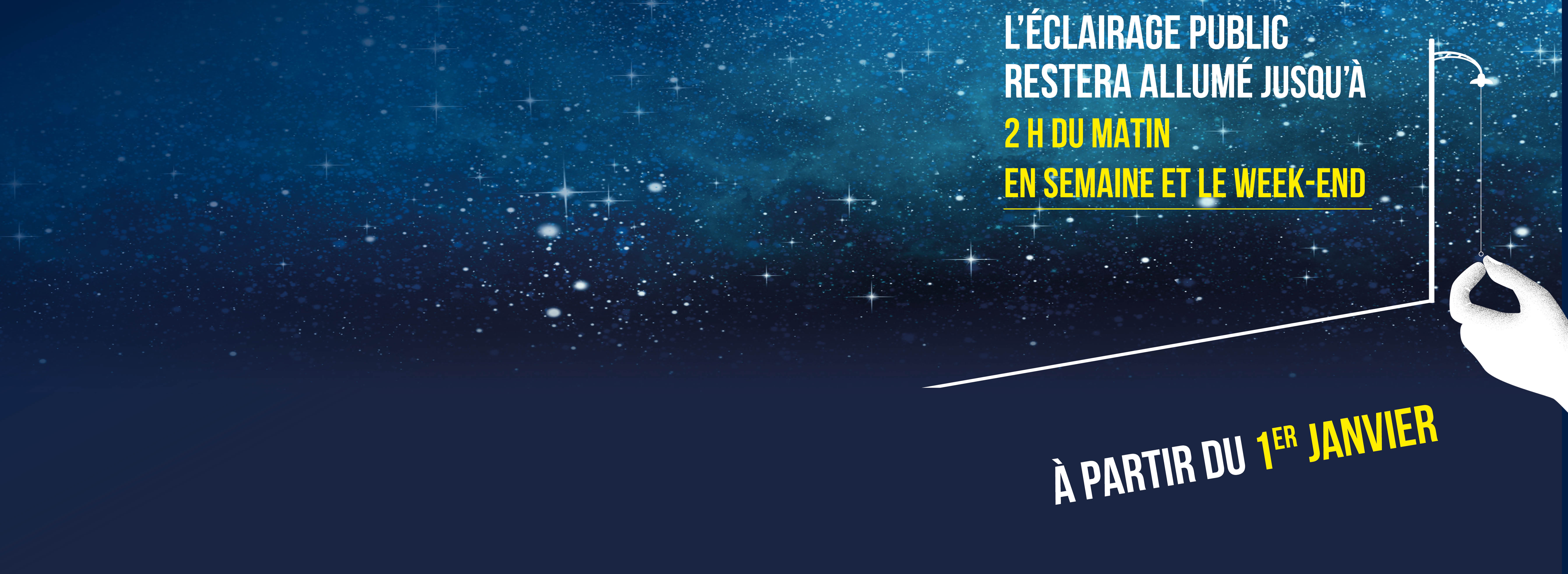 Nouveaux horaires pour l'éclairage public