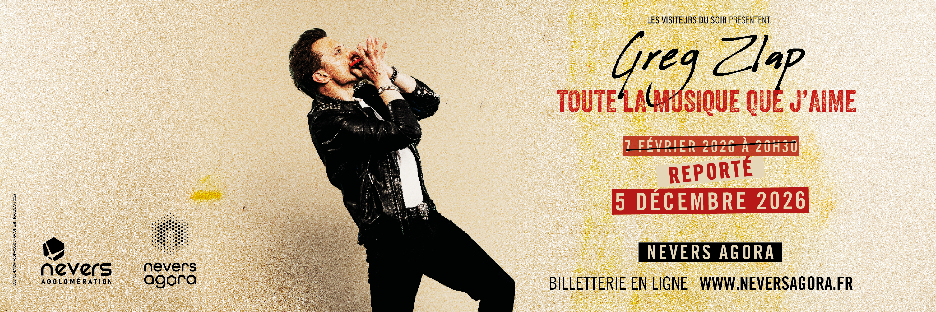 Greg Zlap à l'harmonica, accompagné de Raoul Chichin à la guitare, en concert à Nevers Agora le 5 décembre.