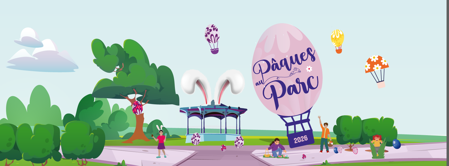 Pâques au parc, dimanche 5 avril, à partir de 16h