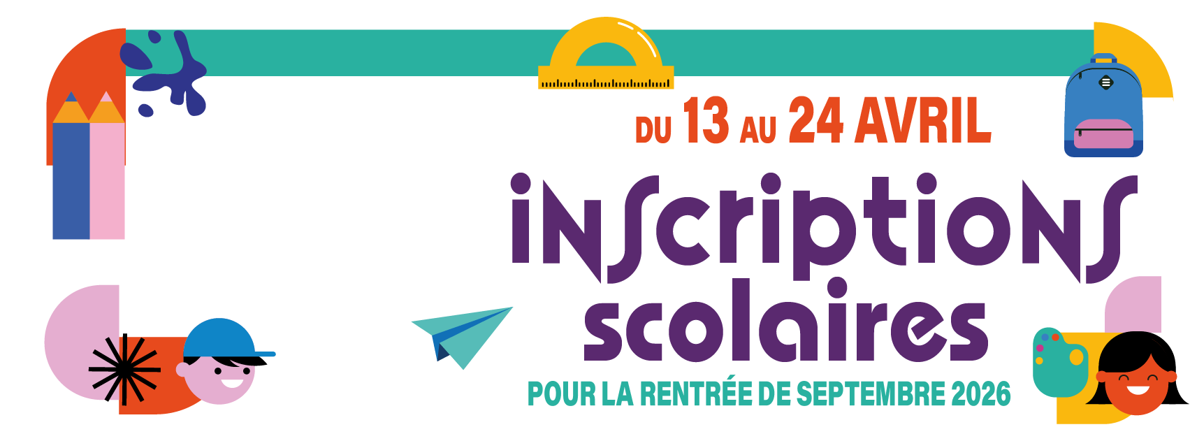 inscriptions scolaires 2026/2027 pour les nouveaux élèves