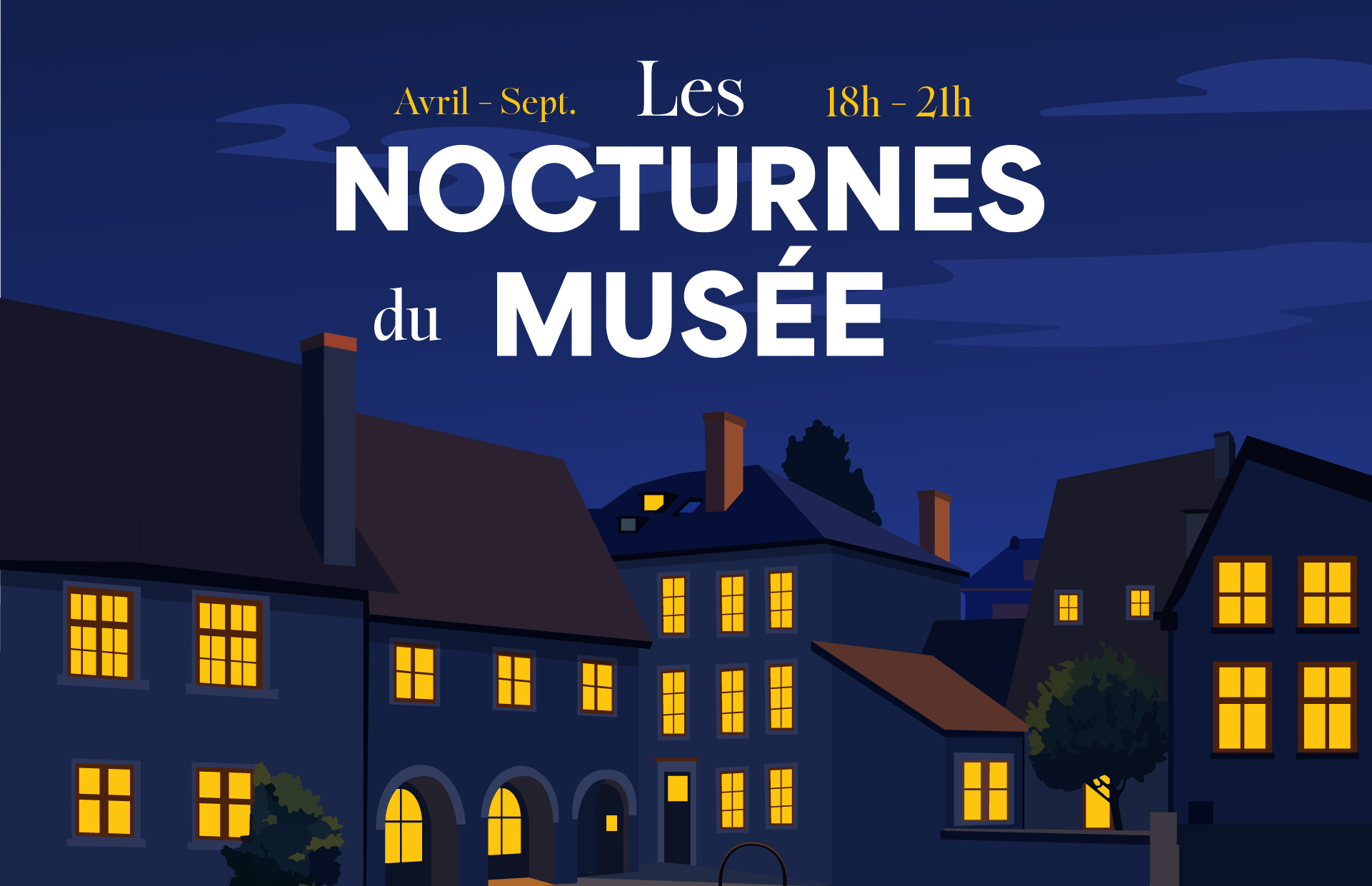 Le premier vendredi du mois, c'est visite nocturne au musée!