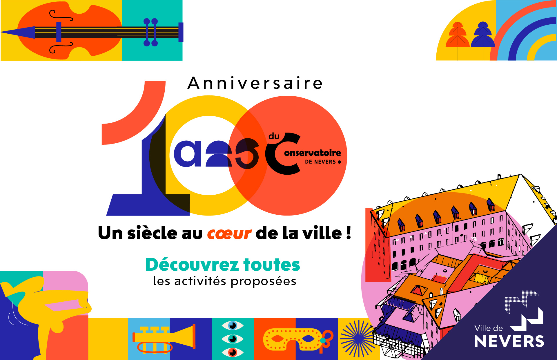 Une année de festivités pour fêter les 100 ans du Conservatoire