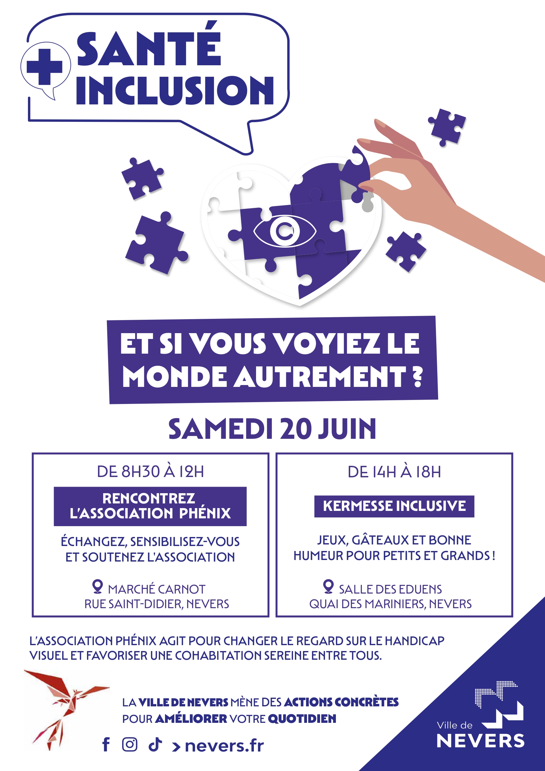 La Ville de Nevers mène des actions de sensibilisation à l'inclusion