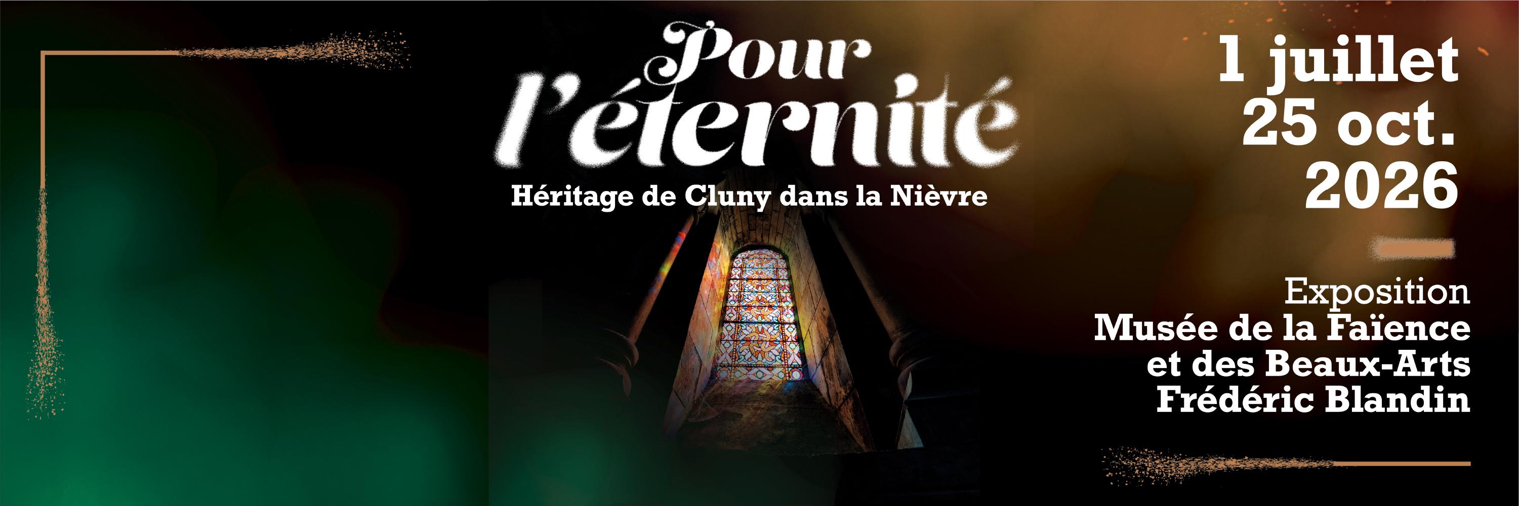 exposition temporaire au musée de la faïence et des beaux-arts sur l'héritage de Cluny