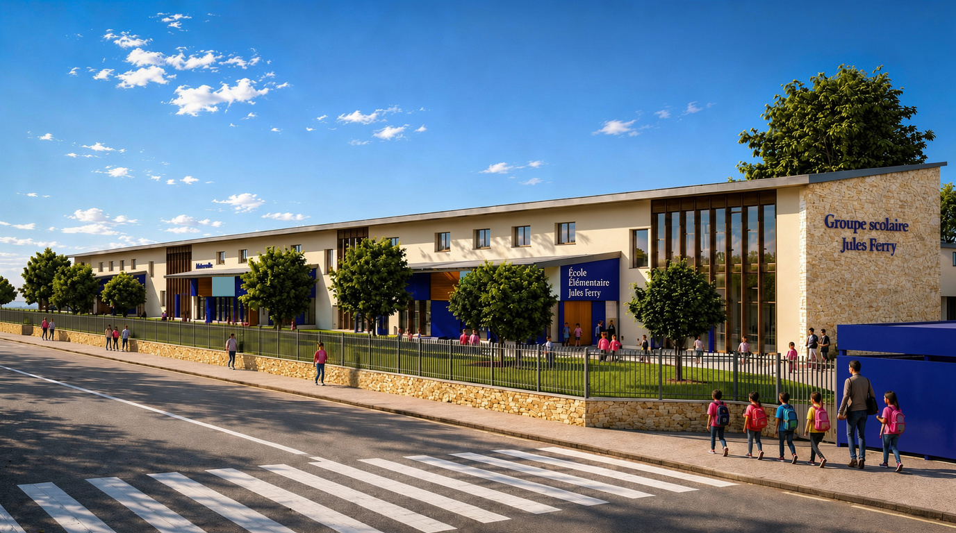 Le prochain visage du groupe scolaire Jules-Ferry