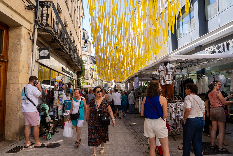 Le centre ville de Nevers s'anime pour l'arrivée prochaine du Tour