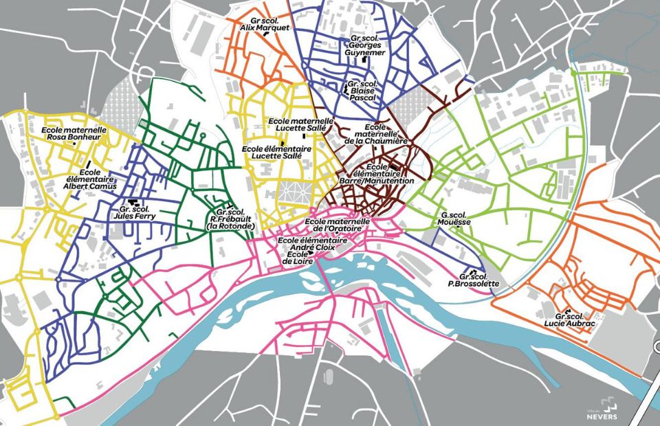 Cartographie des écoles primaires