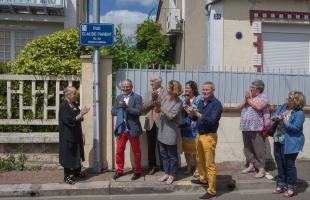 Inauguration rue Claude-Parent