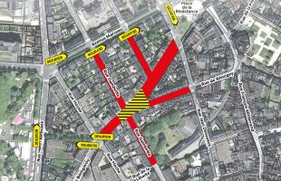 En raison de la fermeture d'une partie des rues Vauban, de Rémigny et Gambetta, un nouveau plan de circulation temporaire est mis en oeuvre, à partir du 7 octobre.