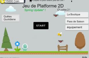 "Jeu de platforme 2D" est téléchargeable sur Android et bientôt sur iOS !