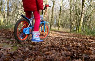 Parmi les activités proposées pour ces nouvelles vacances multisports : une balade en forêt en VTT.