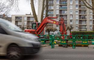 À l'arrêt provisoirement, les travaux du RCU vont entraîner une reprise "normale" de la circulation d'ici une quinzaine de jours.