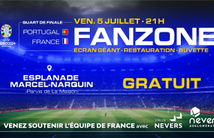 Fanzone de Nevers pour l'EURO2024 FRANCE - PORTUGAL