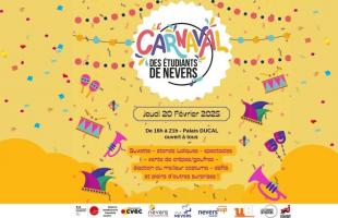 Jeudi 20 février : Carnaval étudiant #2025