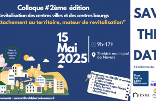 15 mai : colloque sur la Revitalisation des centres-villes et centres-bourgs