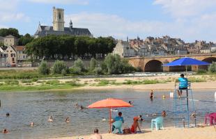 Nevers Plage, une des nombreuses activités d'un Été à Nevers