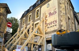 Consolidation de l'immeuble pour la réouverture de la rue Sabatier