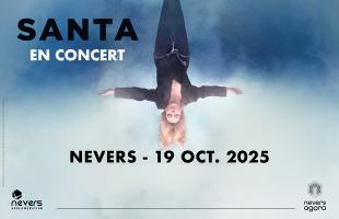 Concert inaugural de Nevers Agora avec Santa en tête d'affiche