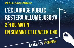 Nouveaux horaires pour l'éclairage public