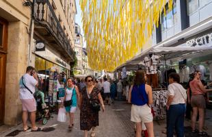 Le centre ville de Nevers s'anime pour l'arrivée prochaine du Tour