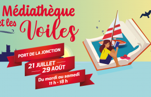 La médiathèque Jean-Jaurès fait escale au Port de la Jonction, du 21 juillet au 29 août