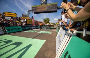 Arrivée du Tour de France à Nevers le 15 juillet