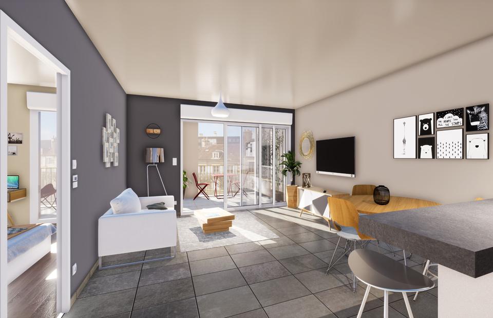 Appartement T2.