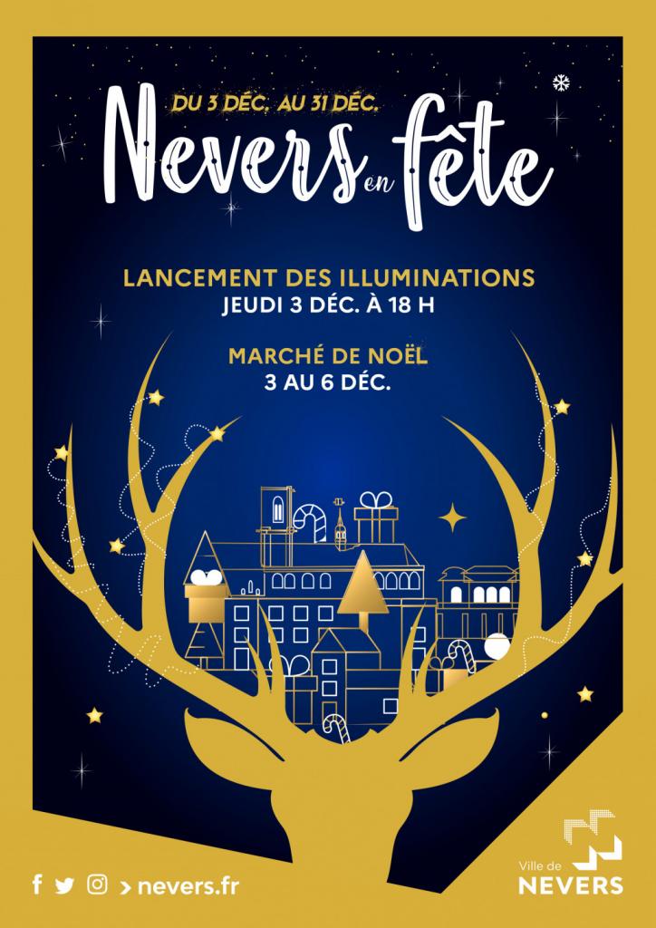 Affiche Nevers en fête 2020.